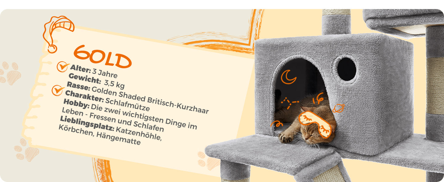 Feandrea Kratzbaum 206 cm hoch