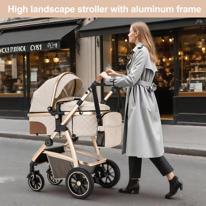 3 in 1 Kinderwagen mit Moskitonetz