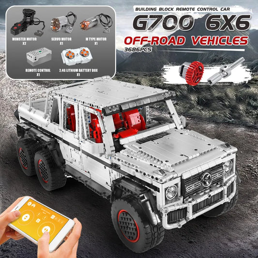 6X6 Off-Road-SUV-Automodell mit Fernbedienung