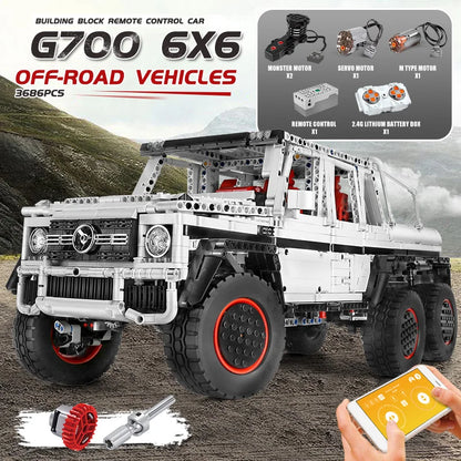 6X6 Off-Road-SUV-Automodell mit Fernbedienung