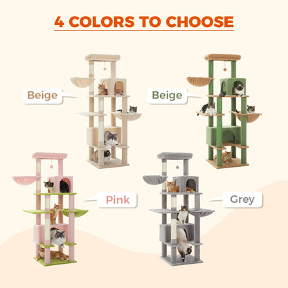 Kratzbaum mit Metallhängematte