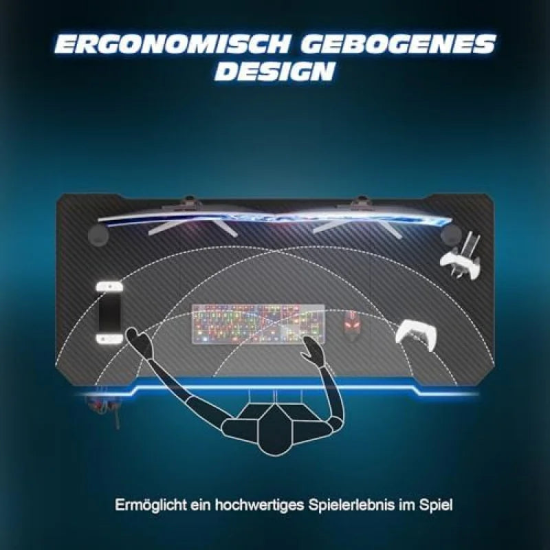 Gaming-Schreibtisch, mehrere Größen