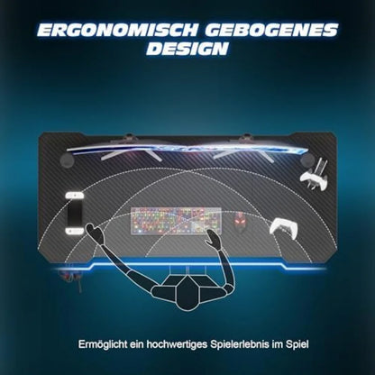 Gaming-Schreibtisch, mehrere Größen