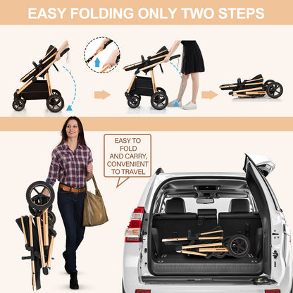 Kinderwagen 3 in 1 Modell 516