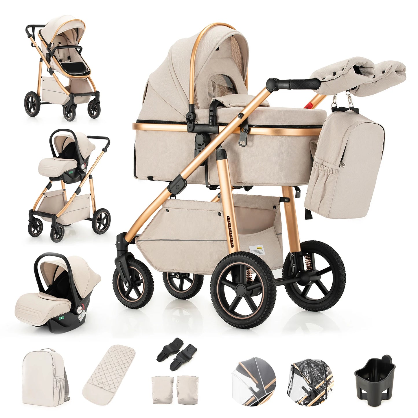 Kinderwagen 3 in 1 Modell 516