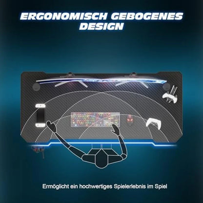 Gaming-Schreibtisch, mehrere Größen