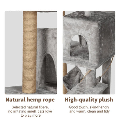 Katzenklettergerüst mit großer Aussichtsplattform