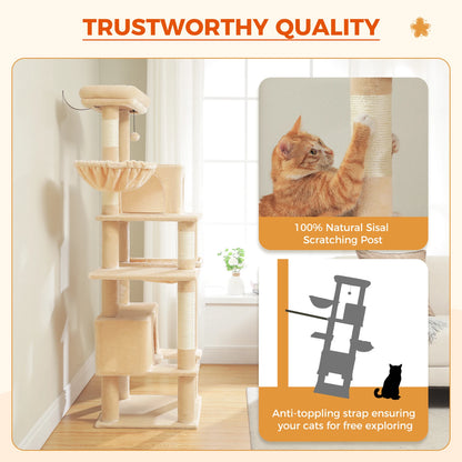 Kratzbaum mit Metallhängematte