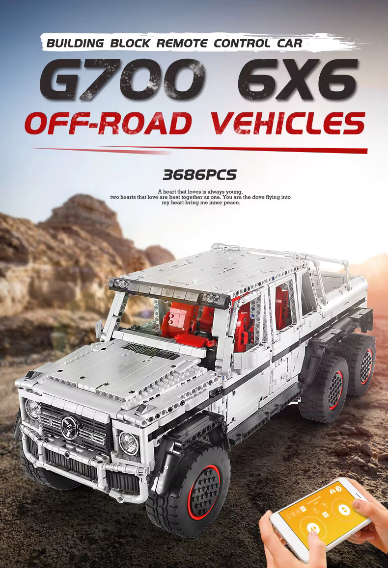 6X6 Off-Road-SUV-Automodell mit Fernbedienung