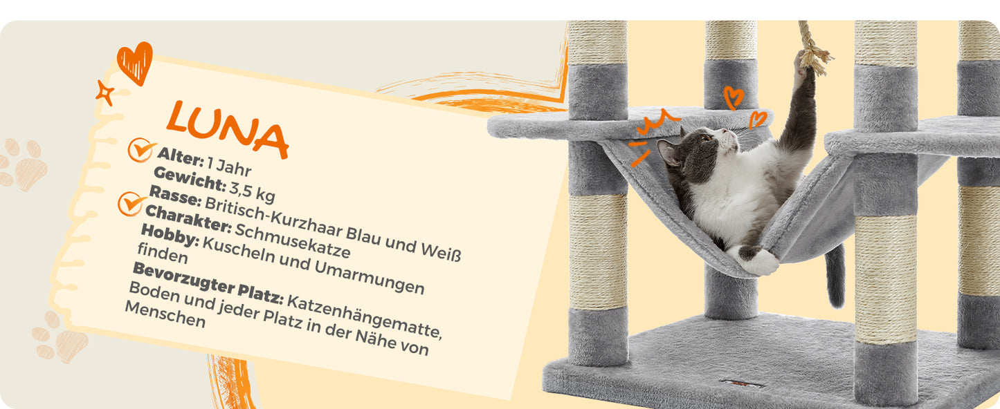 Feandrea Kratzbaum 206 cm hoch