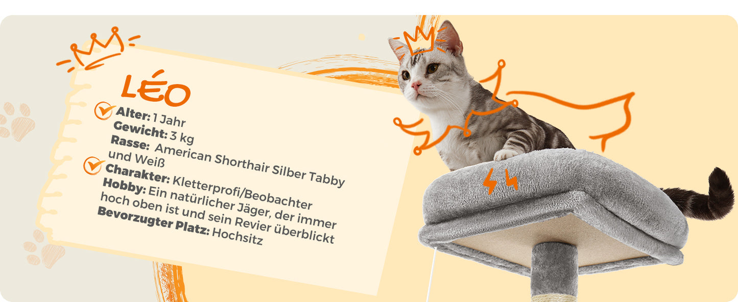 Feandrea Kratzbaum 206 cm hoch